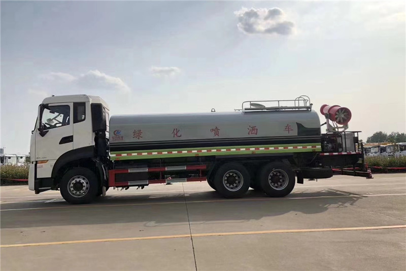 東風(fēng)天龍后八輪20噸噴霧車，國(guó)六綠化噴灑車